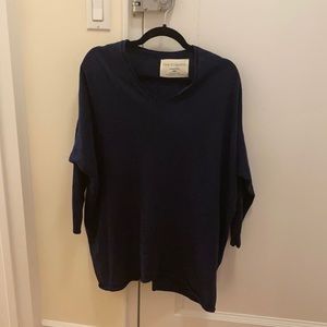 Navy cashmere sweater dress XS